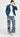 Navy Liquid Leather Jacket Clara Sunwoo