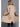 Black or Beige 3/4 Faux Suede Coat by the C
