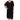 Black Or Beige Tiered Silk Dress by the C