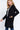 Black or Beige 3/4 Faux Suede Coat by the C
