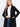 Black or Beige 3/4 Faux Suede Coat by the C