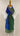 Blue fine Wool Scarf by the C