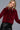 Burgundy Or Cream Toggle Faux Fur Jacket by the C