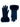 Cable Chenille Gloves With Fur (Navy) Coco + Carmen