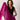 Cashmere Travel Scarf Magenta by the C