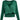 V-Neck Green Silky Blouse M Made in Italy