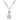 Lariat Heart Necklace in Silver by the C