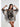 Marble Silk Blouse With Tank Top (Black) by the C