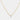 Marquis Faux Diamond Necklace in Gold by the C