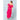 Fuchsia Hi Low Off The Shoulder Dress Flying Tomato