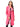 Pink Trench Coat With Tulle by the C