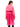 Pink Trench Coat With Tulle by the C