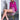 Satin Silky Holiday Magenta Blouse With Pearls Flying Tomato