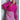 Satin Silky Holiday Magenta Blouse With Pearls Flying Tomato