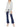 Silk/Viscose Drapey Cardigan (Silver) M Made in Italy