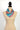 Small Turquoise Square hand painted Silk Scarf by the C