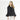 Black Wrap With Faux Fur Coco + Carmen