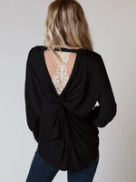 Load image into Gallery viewer, Back Detail Dolman Sleeve Top
