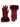 Cable Chenille Gloves With Fur (Burgundy) Coco + Carmen