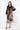 Long Print Silk Duster or Dress in Bright Pink or Black by the C