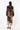 Long Print Silk Duster or Dress in Bright Pink or Black by the C
