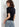 Black Short Sleeve Ribbed Sweater by the C