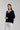 V Neck Sweater in Black or Navy by the C