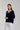 V Neck Sweater in Black or Navy by the C