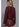 Short Burgundy Faux Leather Jacket Fame