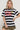 Ciao T-shirt In Black and White Stripe by the C