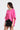 Crinkle Linen Blouse in Fuchsia Pink or White by the C