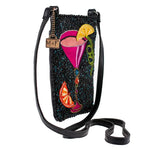 Load image into Gallery viewer, Take A Sip Beaded Cross Body Phone Bag
