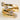 Double Band With Cubic Zirconia Flowers Stretch Ring In Gold