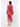 Long Print Silk Duster or Dress in Bright Pink or Black by the C