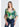 Silk Marbled Blouse With Band Bottom by the C