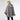 Gray Cape with Faux Fur Trim & Hood by the C