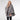 Gray Cape with Faux Fur Trim & Hood by the C