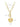 Lariat Heart Necklace in Silver by the C