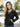 Black Moto Faux Leather Jacket by the C