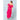 Fuchsia Hi Low Off The Shoulder Dress Flying Tomato