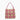 Pink and Beige Straw Tote Bag LD
