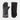 Dog Puffer Black Gloves With Touch Screen Capability Coco