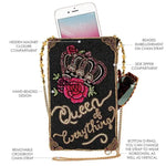 Load image into Gallery viewer, Queen of Everything Beaded Bag
