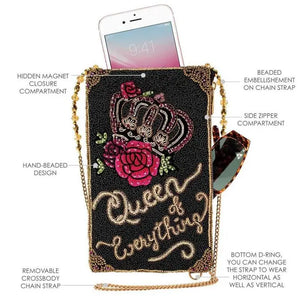 Queen of Everything Beaded Bag