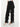 Black Ruffle Silk Pants