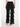 Black Ruffle Silk Pants