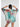 Marbled Silk With Camie In Teal or Fuchsia by the C