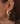 Wavy Puffy Earrings In Gold by the C
