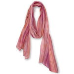 Load image into Gallery viewer, Watercolor Skinny Scarf (Dusty Rose)
