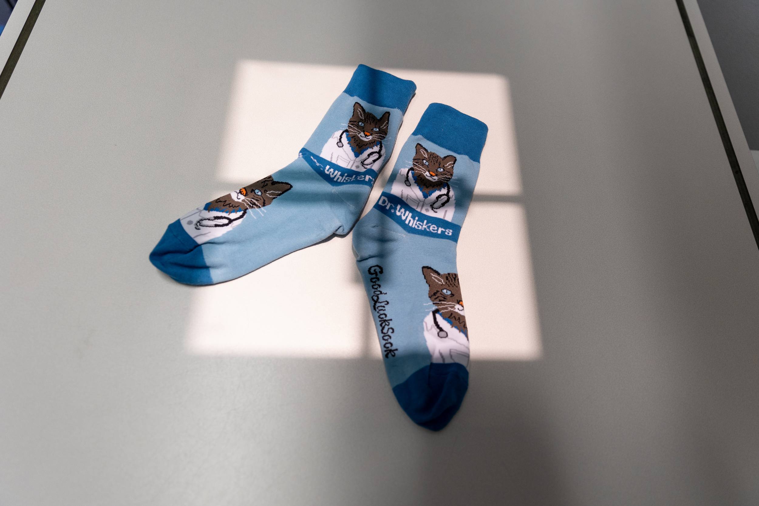 Dr Whiskers Crew Socks
